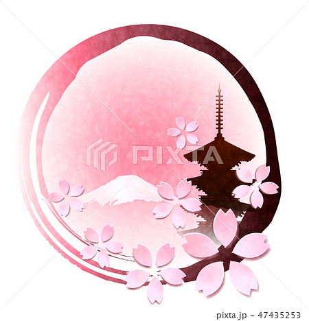 桜 春 花 アイコン のイラスト素材