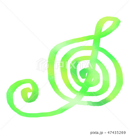 ト音記号 01のイラスト素材