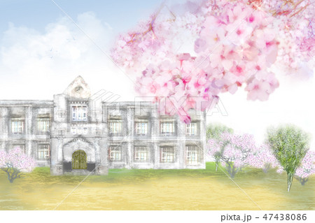 春の校舎 47438086