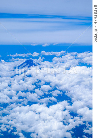 機内からの風景　富士山 47438339