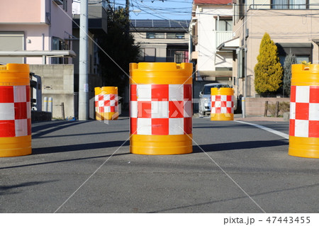 通行止めのウォータータンク 通行止めのウォータータンク 47443455