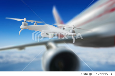 commercial jet passed just near drone 47444513