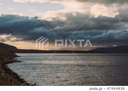 Beautiful view to the Tornetrask lake 47444636