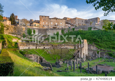 Archaeological place at Volterra, Italy 47446614