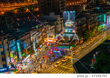 台北の饒河街観光夜市 47446705