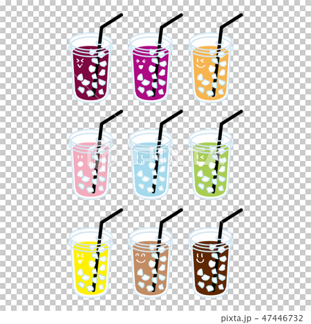 9 types of juice with ice expression with expression 47446732