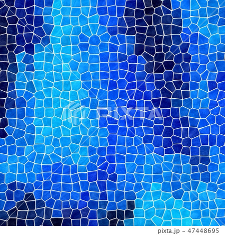 stony mosaic tiles background dark light blue 47448695