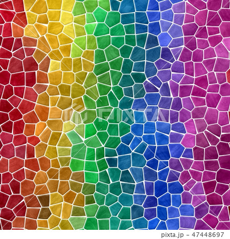 stony mosaic tiles background vertical rainbow 47448697