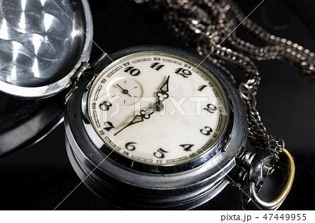 old pocket watch with chain 47449955