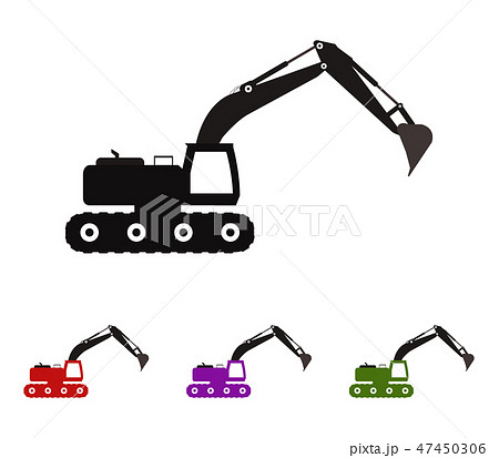 excavator icon 47450306