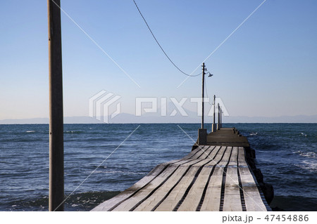 富士山と原岡桟橋 富士山と原岡桟橋 47454886
