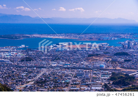 【静岡県】新東名高速道路新清水JCTと富士山 【静岡県】新東名高速道路新清水JCTと富士山 47456261