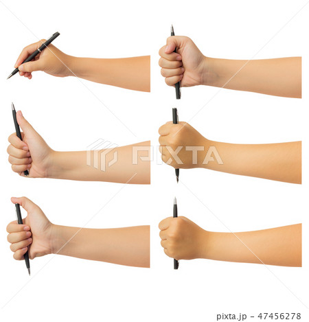 Human hand isolate on white background 47456278