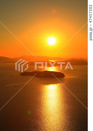 瀬戸内海夕景201901195dm218 瀬戸内海夕景201901195dm218 47457302