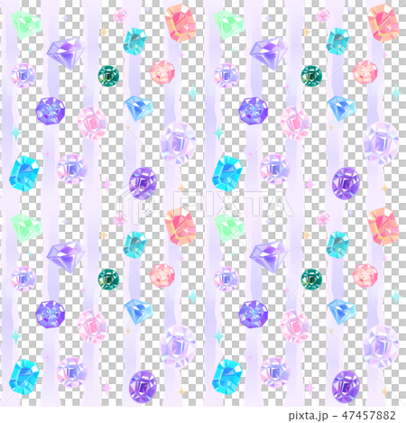 Seamless background pattern of jewelry.... - Stock Illustration ...