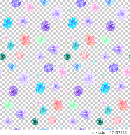 Seamless background pattern of jewelry - Stock Illustration [47457883 ...
