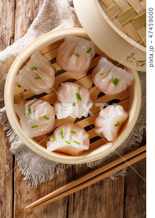 Chinese prawn dumplings dim sum 47459000