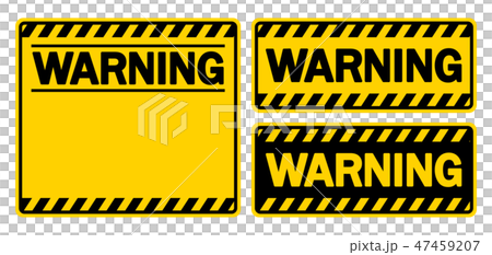 警告サイン フレーム Warning のイラスト素材