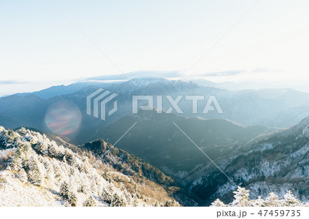 石鎚山 冬の景色 石鎚山 冬の景色 47459735