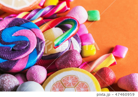 candy, gum, lollipops, marmalade and other sweets candy, gum, lollipops, marmalade and other sweets 47460959