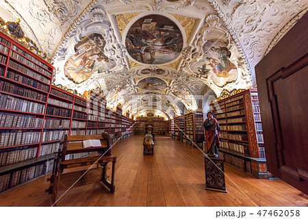 チェコ　プラハ　ストラホフ修道院　神学の間 47462058