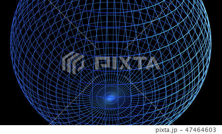 Wire structure of sphere or ball. Architecture facade design and Wire structure of sphere or ball. Architecture facade design and 47464603