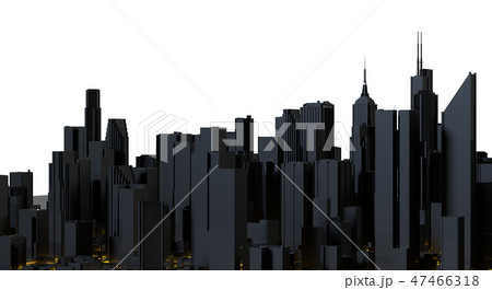 Abstract futuristic urban background, virtual reality. 3d rendering. 47466318