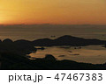 展海峰からの夕焼け5 47467383