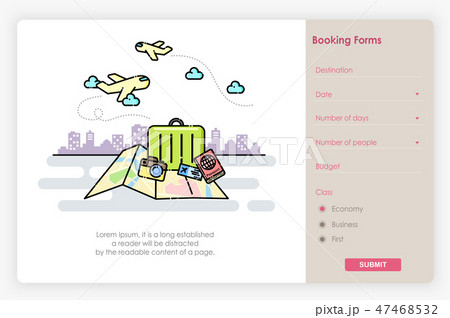 Onboarding screens design in Travel booking 47468532