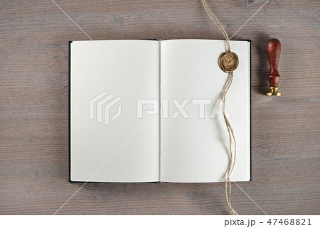 Vintage blank book Vintage blank book 47468821