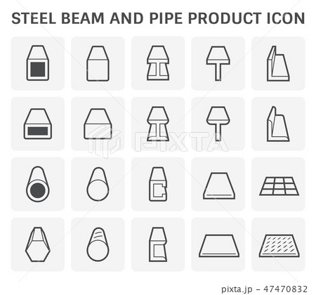 beam pipe icon beam pipe icon 47470832