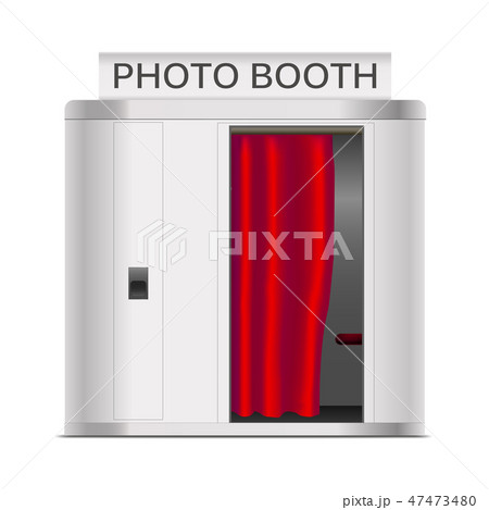 Realistic 3d Detailed Photo Booth Cabin. Vector 47473480