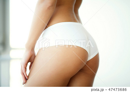 Closeup Of Beautiful Slim Woman Body With Sexy - Stock Photo