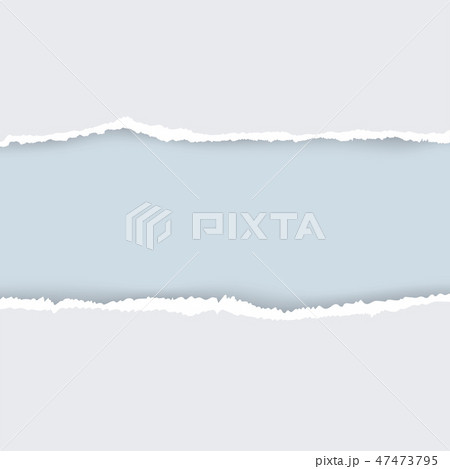 Cartoon Torn Paper Card Poster Background. Vector 47473795
