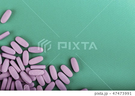 scattered pills place for text scattered pills place for text 47473991