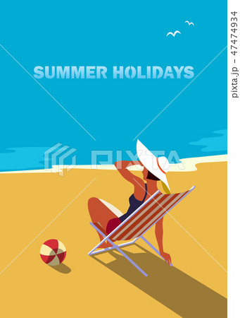 Summer holidays poster Summer holidays poster 47474934