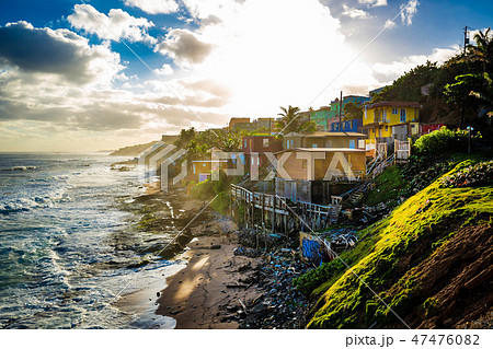 La Perla district in Old San Juan at sunrise La Perla district in Old San Juan at sunrise 47476082
