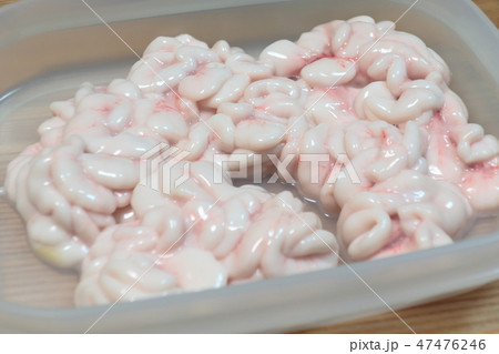 自宅での調理前の「真鱈の白子」 47476246