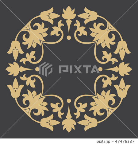 Gold decorative frame. 47476337