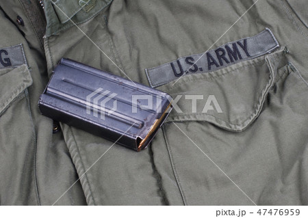 M16 Rifle Magazine Vietnam war period with ammo 47476959