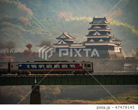 大洲城と肱川の鉄道 大洲城と肱川の鉄道 47479145
