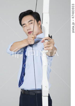 Businessman with various sports, business concept photo. 141 47483933