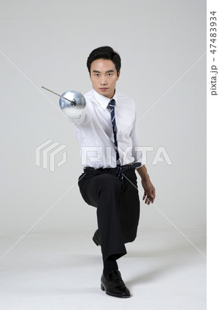 Businessman with various sports, business concept photo. 026 Businessman with various sports, business concept photo. 026 47483934