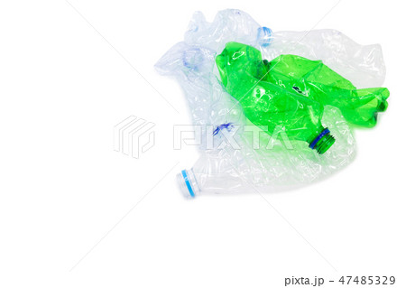 Waste from plastic bottles for recycling Waste from plastic bottles for recycling 47485329