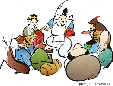 浮世絵 七福神 その1 浮世絵 七福神 その1 47489653