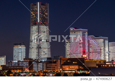 《神奈川県》横浜みなとみらい・全館ライトアップ夜景《2018》 47490627