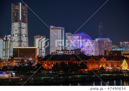 《神奈川県》横浜みなとみらい・全館ライトアップ夜景《2018》 47490634