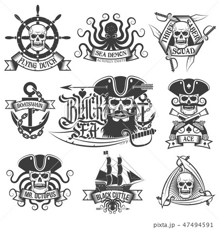 Pirate Itemsのイラスト素材