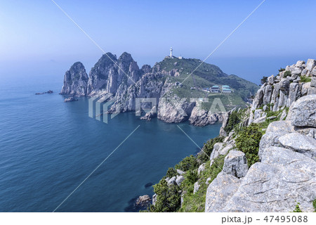 灯台島 海 岩 47495088
