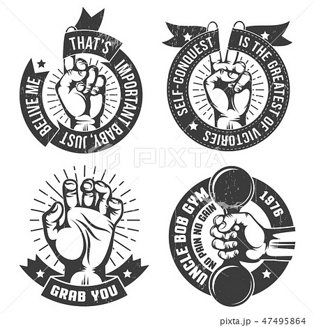 logos with hand logos with hand 47495864
